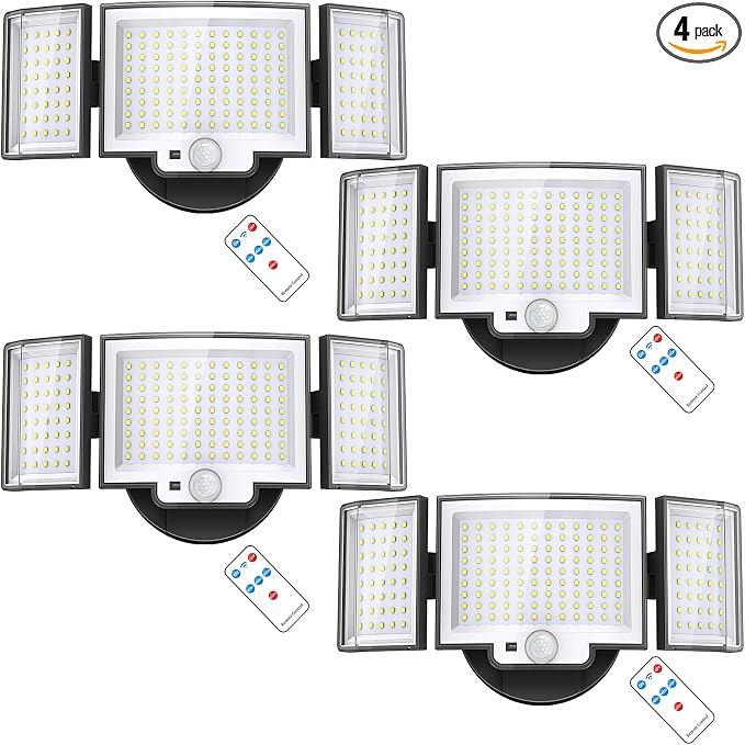CLAONER LED Security Lights Motion Sensor Outdoor, 20W 3000LM Floodlight 6500K by Claoner
