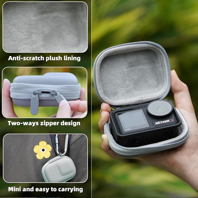 Carrying Case for DJI Osmo Action 5 Pro/4/3, Small Storage Bag for GoPro - Image 3