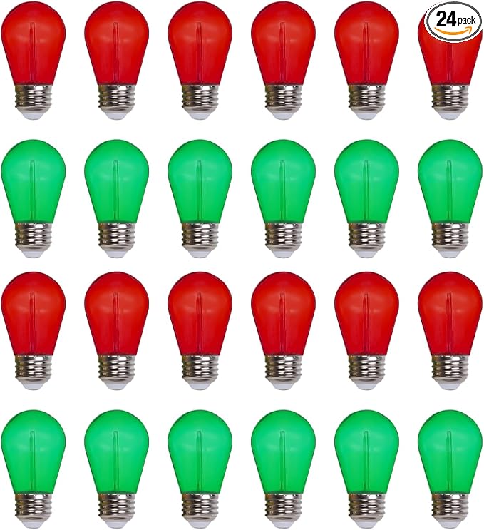 Jslinter Colored String LED Light Bulbs by Jslinter