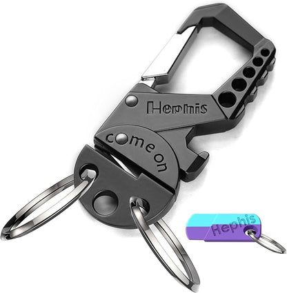 Hephis Skull Heavy Duty Key Chain, Car Emergency Escape Tool, Seat belt Cutter by hephis