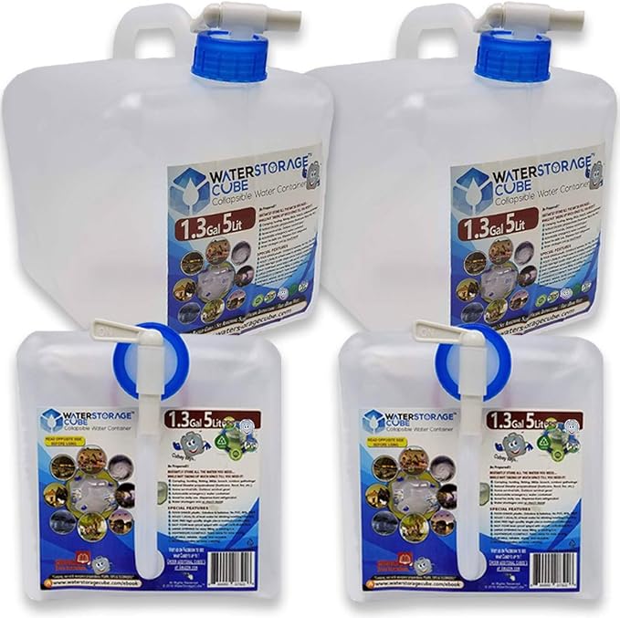 WaterStorageCube BPA Free Collapsible Water Container by WaterStorageCube%C2%AE