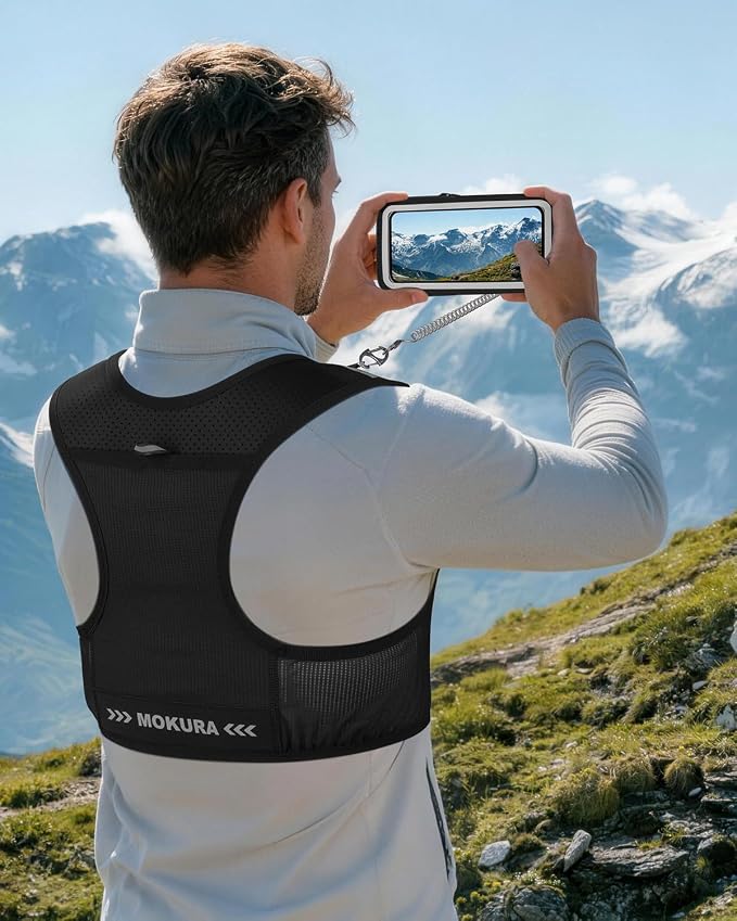 MOKURA Running Vest for Women Men, Lightweight Hydration Vest - Image 8