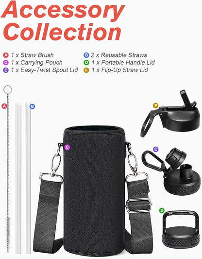 Coolflask Water Bottle 32 oz Insulated - Image 7