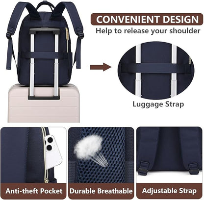Laptop Backpack for Women Work Bookbag: 17.3 Inch College Backpacks - Image 5