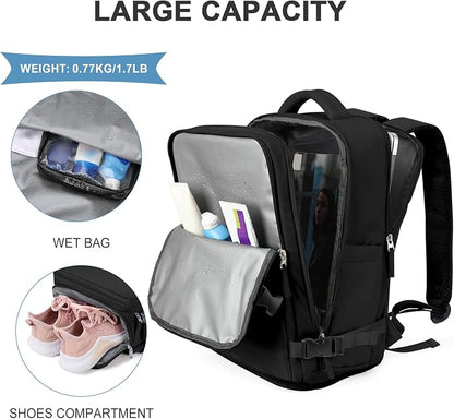 coowoz Travel Backpack For Women Men, Carry On Backpack, Hiking Backpack - Image 5