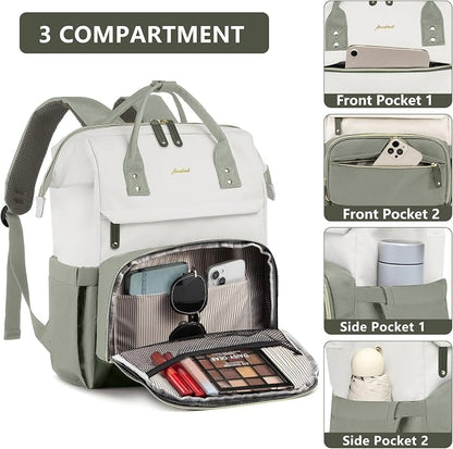 Focdod Laptop Backpack for Women Work Bag - Image 2