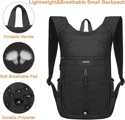 MOSISO Lightweight Hiking Daypack Small Packable Travel Hiking Backpack - Image 4