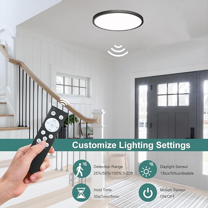 2 Pack Motion Sensor Ceiling Light - Image 3