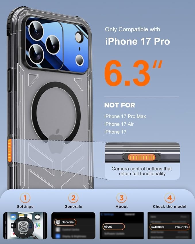 for iPhone 17 Pro Waterproof Case - Image 2