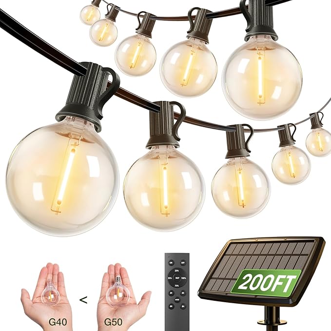 addlon 200FT Solar String Lights by addlon