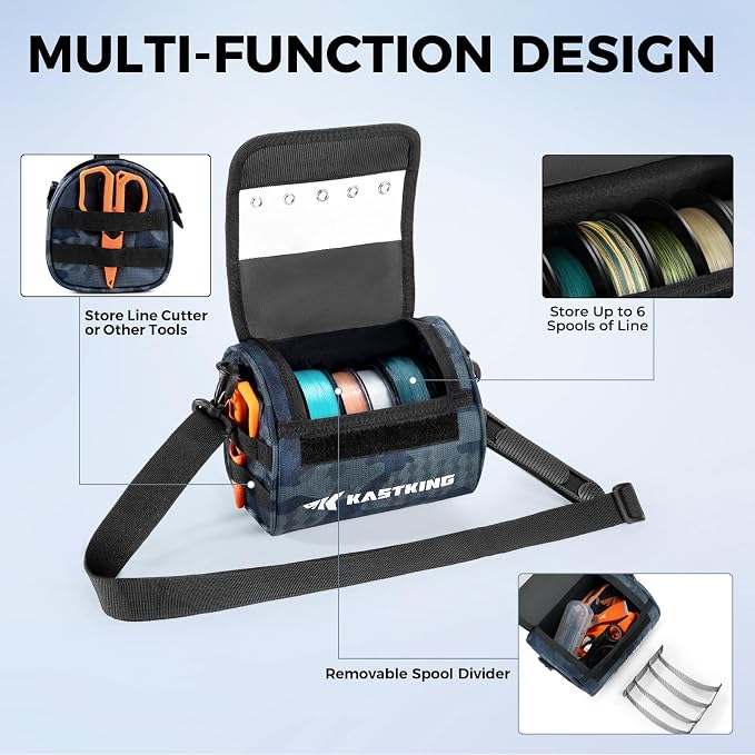 KastKing BaitSpace Line Management Bag, Fishing Line Storage Bag - Image 4