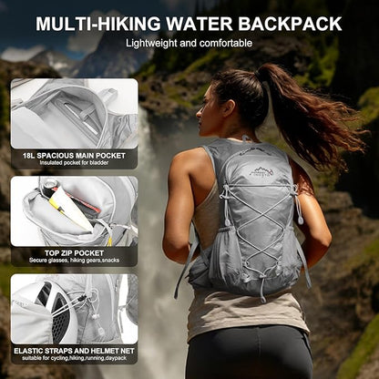 IX INOXTO Hydration Backpack, 18L Lightweight Hiking Backpack - Image 2