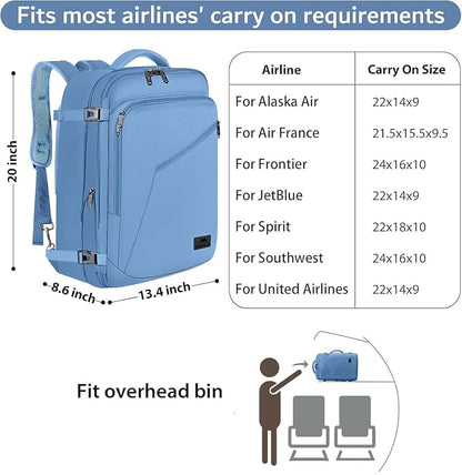 MATEIN Big Backpack for Travel, Carry on Backpack for Airlines - Image 2