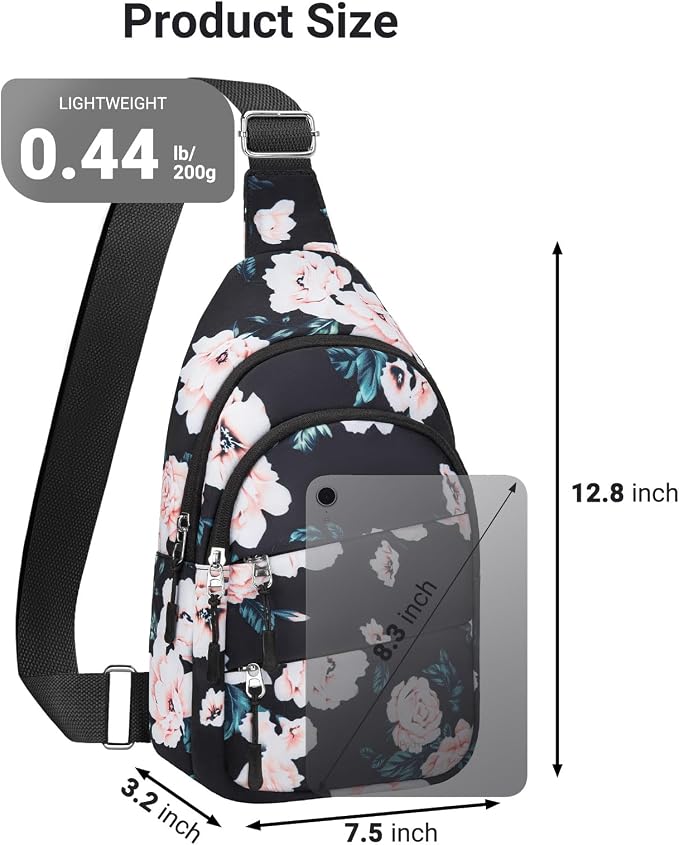Tuwubi Crossbody Bags for Women, Sling Bag for Men, Small Hiking Backpack Anti - Image 6