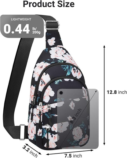 Tuwubi Crossbody Bags for Women, Sling Bag for Men, Small Hiking Backpack Anti - Image 6
