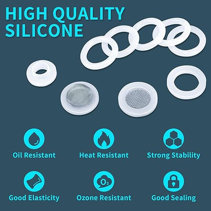 KEZE 660 PCS 18 Size Clear Silicone O Rings Assortment Kit and 14 Size Silicone - Image 7