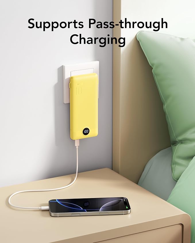 VRURC Portable Charger Power Bank - 10000mAh Fast Charging 22.5W PD 20W Slim - Image 7