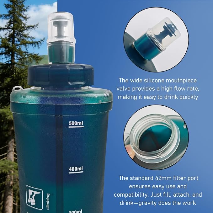 500ML Collapsible Water Bottle - Image 4