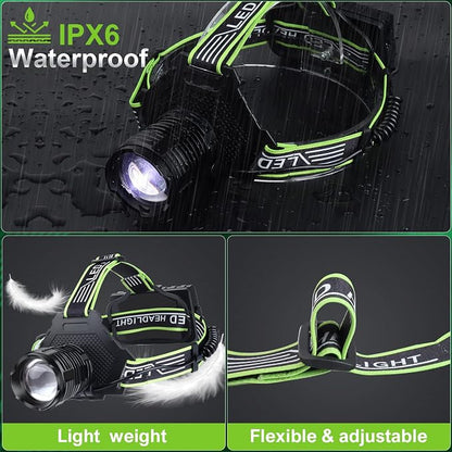 BUD K Rechargeable LED Headlamp, 1000 Lumens Super Bright Headlamp Flashlight - Image 7