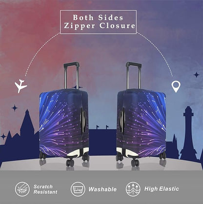 Explore Land Travel Luggage Cover Suitcase Protector Fits 31-32 Inch Case - Image 2