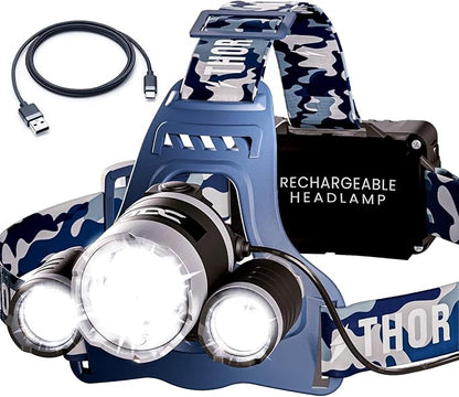 TDC Head Lamp Led Rechargeable Super Bright by TDC