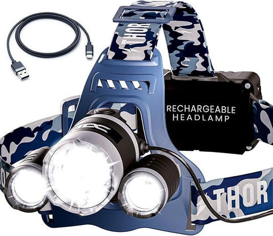 TDC Head Lamp Led Rechargeable Super Bright by TDC