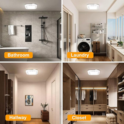 Motion Sensor Ceiling Light Battery Operated, 180LM 6000K Battery Closet Lights - Image 2
