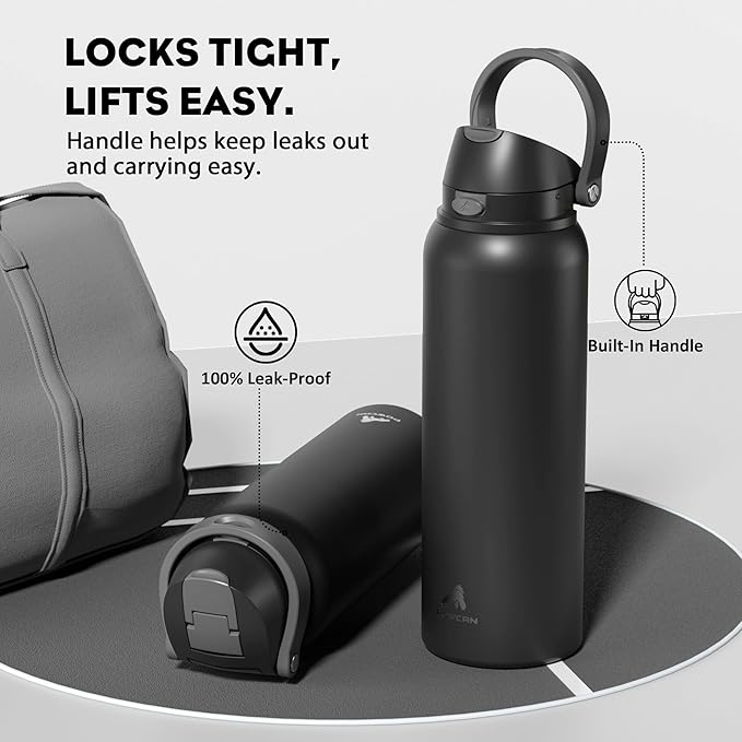 POWCAN 40 oz Insulated Water Bottle - Image 4