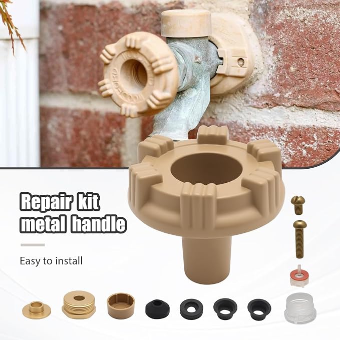 EATAKWARD RK-17MH Repair Kit Metal Handle, Outdoor Faucet Repair Kit, - Image 6