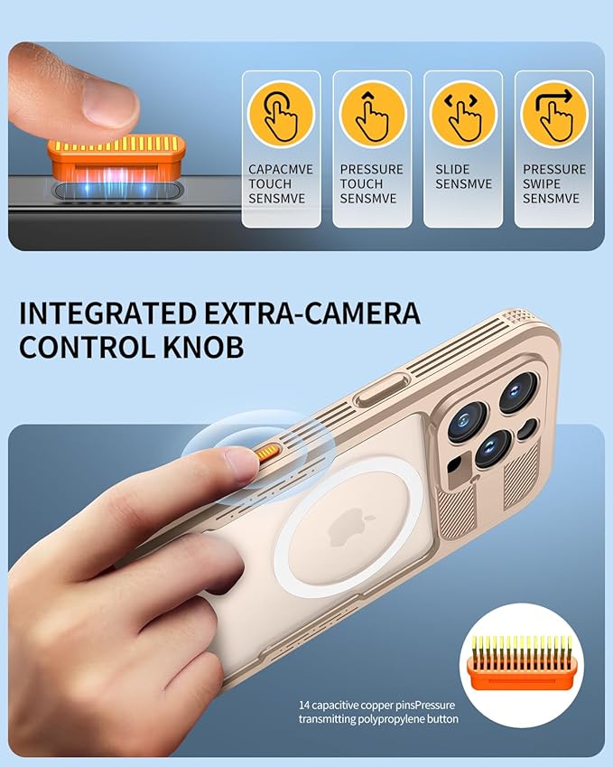Lanhiem Magnetic for iPhone 16 Pro Max Case, IP68 Waterproof Dustproof Case - Image 6