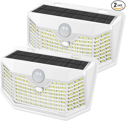 HMCITY 120 LED Solar Lights Outdoor by LightingUpYourLife
