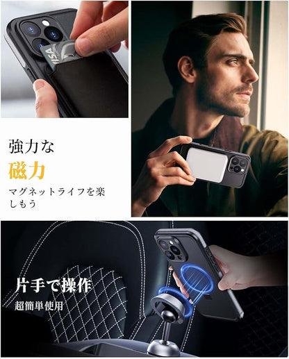Lanhiem Magnetic for iPhone 16 Pro Case, IP68 Waterproof Case - Image 8