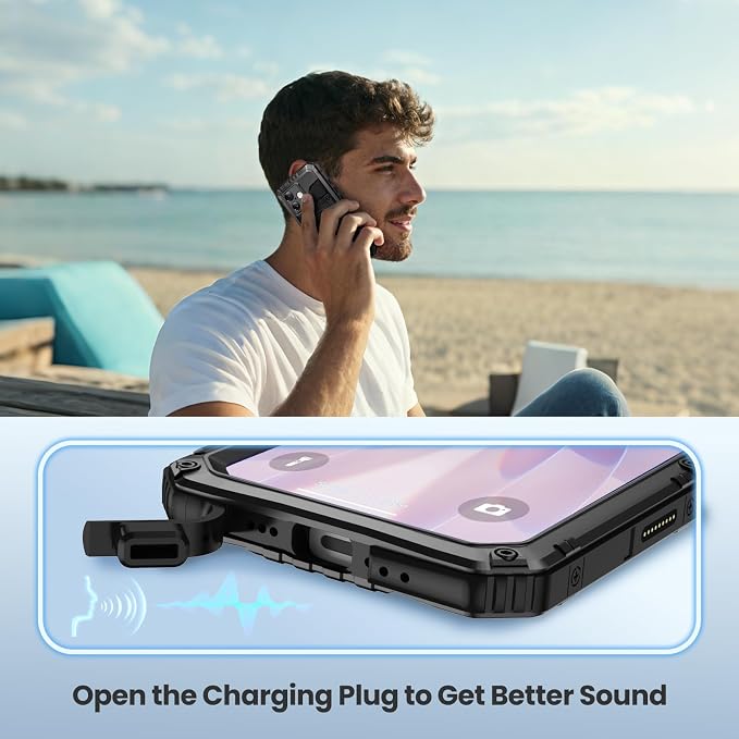 Mitywah Waterproof Case for iPhone 17, Rugged Metal Case - Image 7