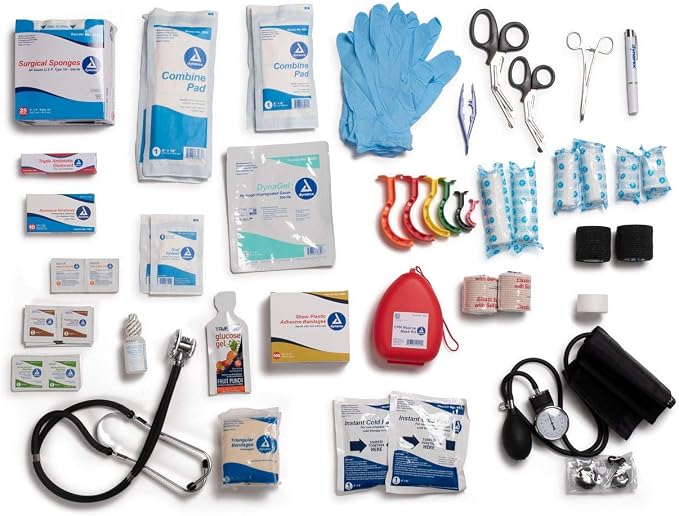 Scherber First Responder Fully-Stocked Professional Essentials EMT/EMS Trauma - Image 6