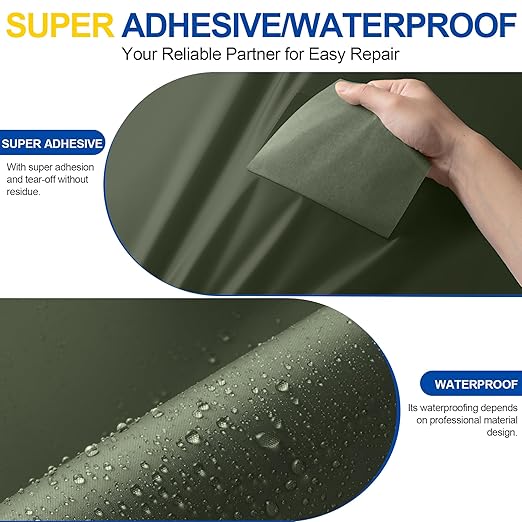 Fabric Repair Tape, Self Adhesive Nylon Repair Patch, Waterproof Outdoor Nylon - Image 3