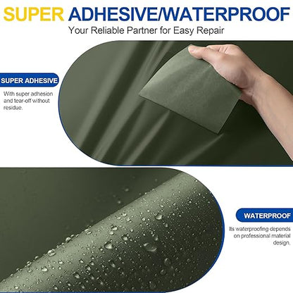 Fabric Repair Tape, Self Adhesive Nylon Repair Patch, Waterproof Outdoor Nylon - Image 3