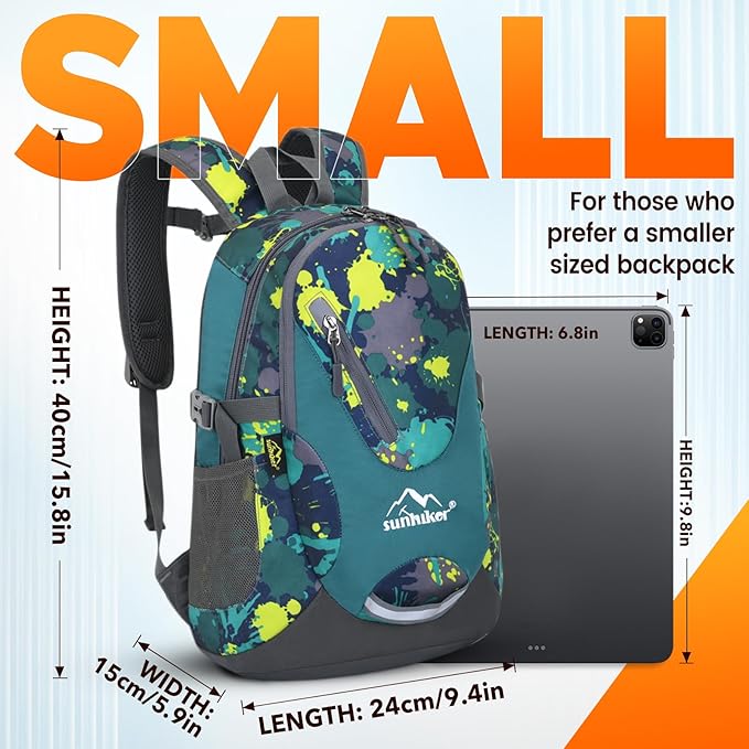 sunhiker Small Hiking Backpack Women Men 20L Lightweight Travel Backpack - Image 4