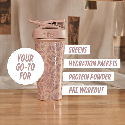 BlenderBottle Sport Flip Shaker Cup Insulated Stainless Steel Water Bottle - Image 5