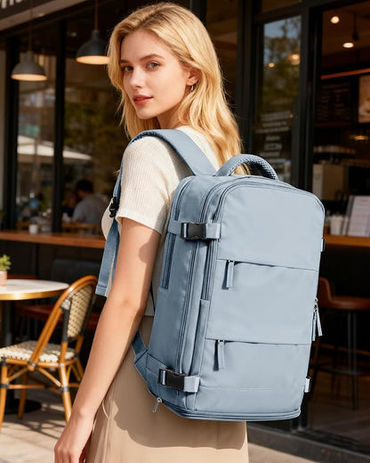 coofay Travel Backpack For Women Men Airline Approved Carry On Backpack Flight - Image 2