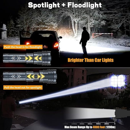 baibian High Power 155, 000 Lumens Rechargeable Flashlights, Super Bright - Image 3