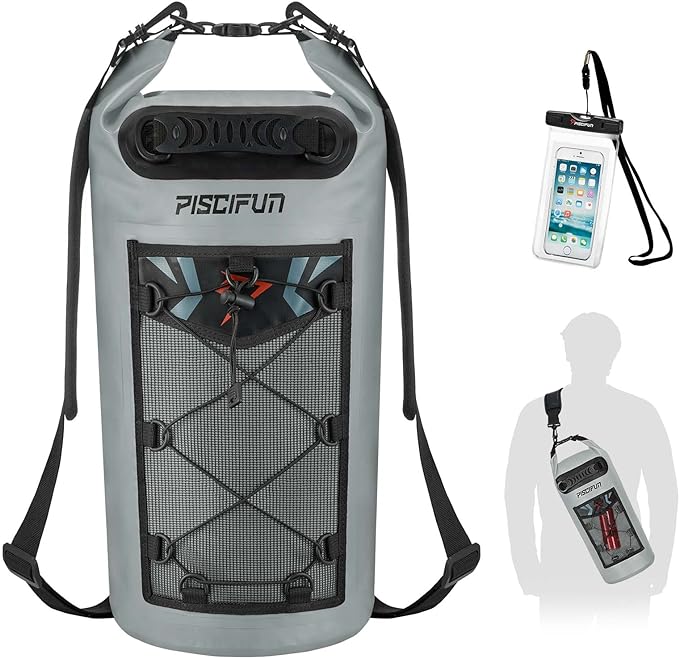 Piscifun Dry Bag, Waterproof Floating Backpack 10L/20L/30L/40L by Piscifun