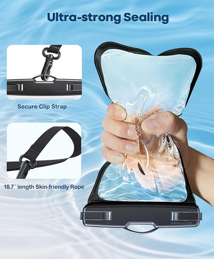 3 Pack Waterproof Phone Pouch IPX8 Universal Waterproof Case Dry Bag Phone - Image 6