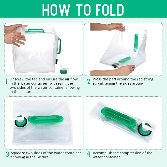 Reallnaive 3 Pack Collapsible Water Container - Image 4