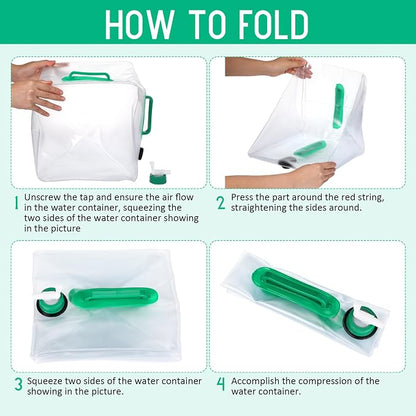 Reallnaive 3 Pack Collapsible Water Container - Image 4
