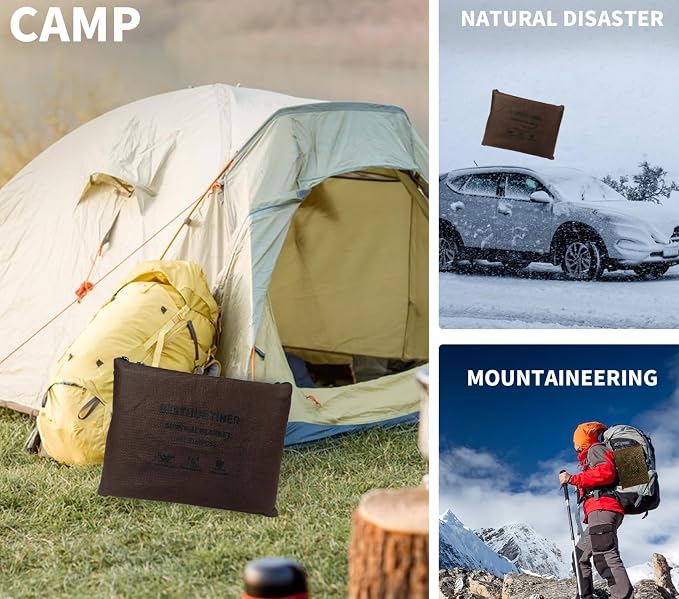 Heavy Duty Survival Blanket -Multifunctional Reflective Tarp Thermal Blanket - Image 7