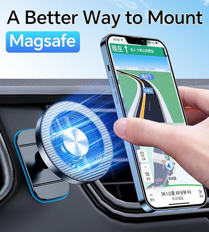 Kaistyle for Magsafe Car Mount【20 Strong Magnets】Magnetic Phone Holder for Car - Image 3