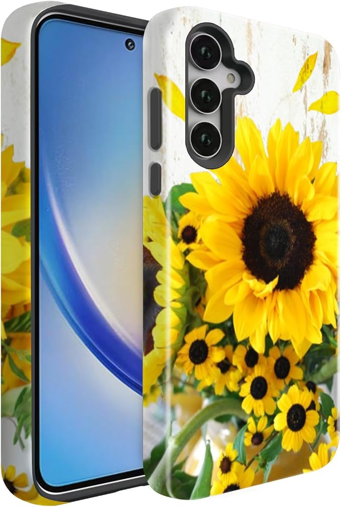 Compatible for Samsung Galaxy A17 5G Case, Dual Layer Heavy Duty 2 in 1 by BSMOSPER