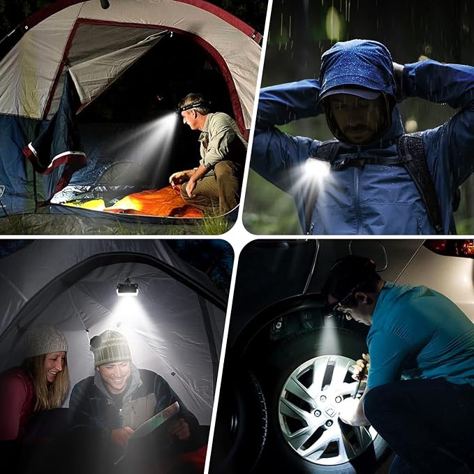 Lsnisni Headlamp Rechargeable 2 Pack, 2000 Lumen Ultra-Light Bright LED Head - Image 7