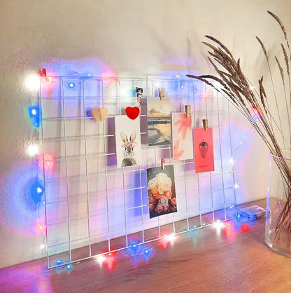 4th of July Decorations, 4 Pack Red White and Blue Fairy Lights Battery Operated - Image 4