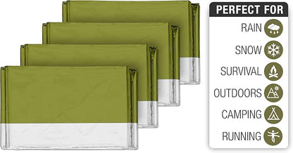 Swiss Safe 4 Pack Mylar Emergency Blankets - Image 2